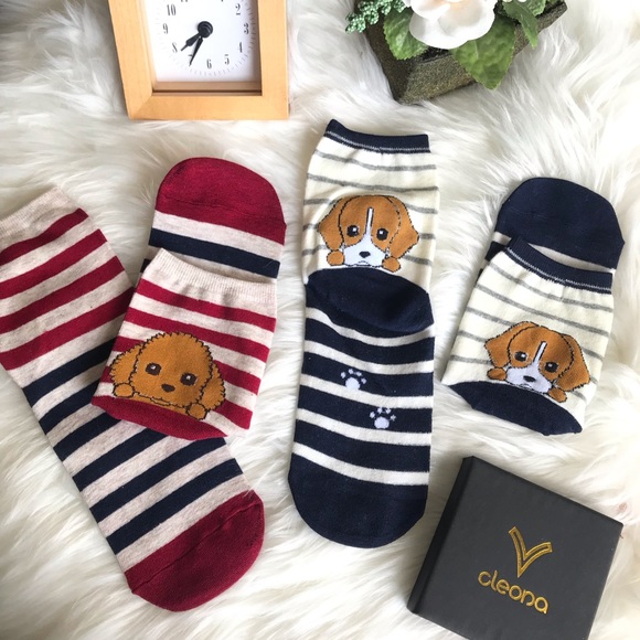 Accessories - 5 pair of cute socks, fun and cool art sock.